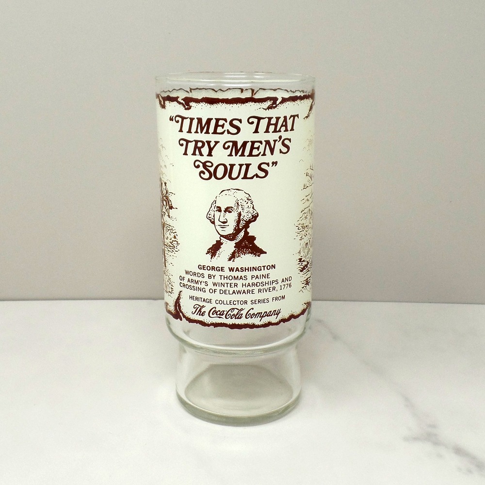 Vintage Coca-Cola Heritage Series Glass, George Washington